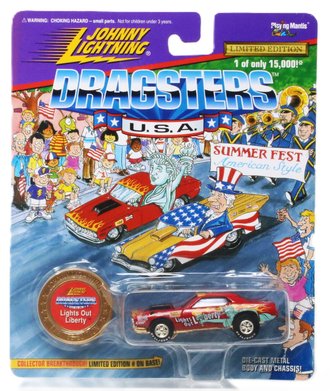 1:64 Dragsters U.S.A - Lights Out Liberty (Red)