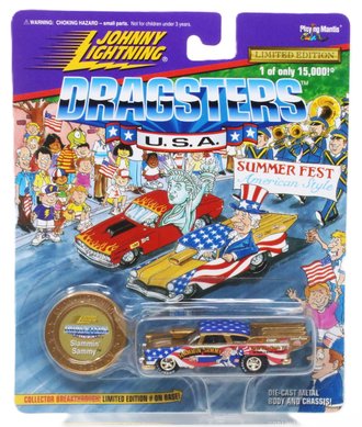 1:64 Dragsters U.S.A - Slammin Sammy (Red/White/Blue/Gold)
