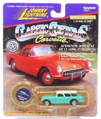1:64 Classic Customs Corvette - 1954 Corvette Nomad (Blue)