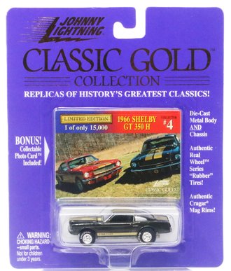 1:64 Classic Gold - 1966 Shelby GT 250 H (Black/Gold)