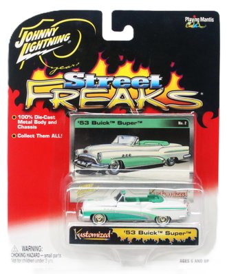 1:64 Street Freaks - 1953 Buick Super (White)
