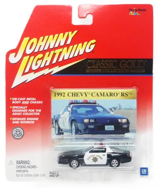 1:64 Classic Gold - 1992 Chevy Camaro RS "Highway Patrol"