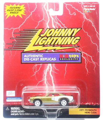 1:64 1971 Plymouth Hemi Cuda (Gold) "K.B Toys Exclusive"