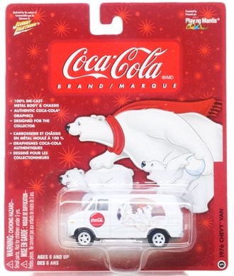 1:64 Coca-Cola - 1976 Chevy Van (White)