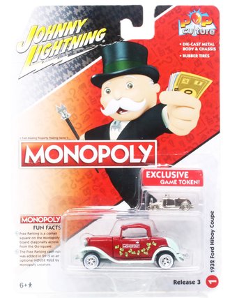 1:64 Monopoly - 1932 Ford Hiboy Coupe (Red)