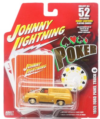 1:64 Poker - 1955 Ford Panel Truck (Gold)