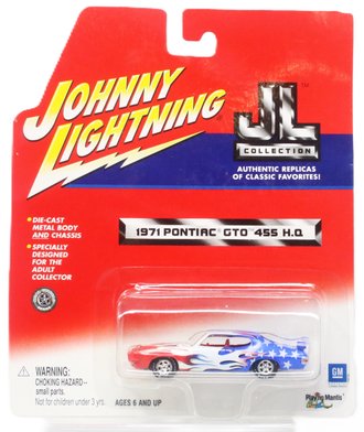 1:64 1971 Pontiac GTO 455 H.Q (Red/White/Blue)