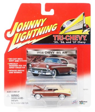 1:64 Tri-Chevy - 1956 Chevy Bel Air (Brown)