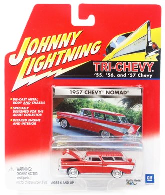 1:64 Tri-Chevy - 1957 Chevy Nomad (Red)