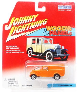 1:64 Woodys & Panels - 1933 Willys Panel Van (Orange)