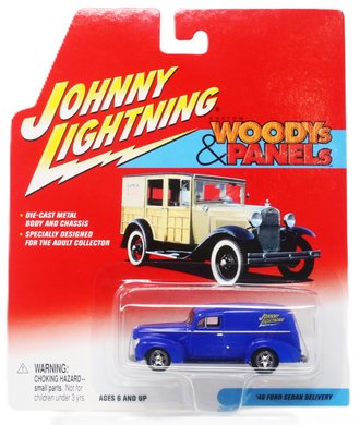 1:64 Woodys & Panels - 1940 Ford Sedan Delivery (Blue)