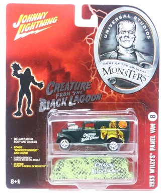 1:64 Monsters - 1933 Willys Panel Van "Creature From The Black Lagoon"