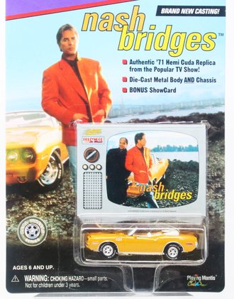 1:64 Nash Bridges - 1971 Plymouth Hemi Cuda (Orange)