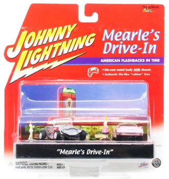 1:64 Mearle's Drive-In - 1953 Corvette & Flamed-Out Roadster