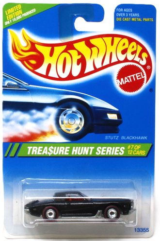 Treasure Hunt 1:64 Stutz Blackhawk (Black) w/Real Rider Tires Treasure Hunt 1:64 Stutz Blackhawk (Black) w/Real Rider Tires