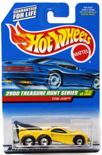 Treasure Hunt 1:64 Tow Jam (Yellow) w/Real Rider Tires Treasure Hunt 1:64 Tow Jam (Yellow) w/Real Rider Tires