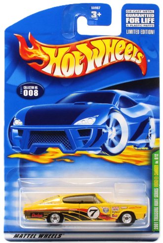 Treasure Hunt 1:64 '67 Dodge Charger #7 (Yellow)