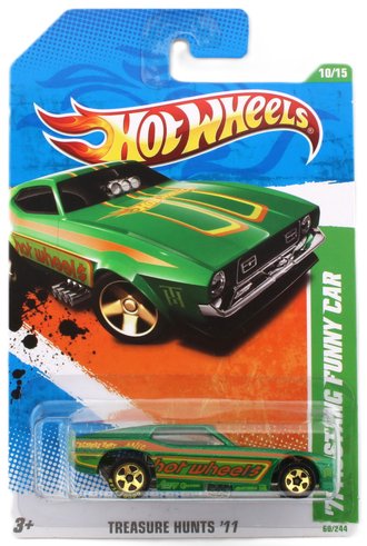 Treasure Hunt 1:64 1971 Mustang Funny Car (Green)