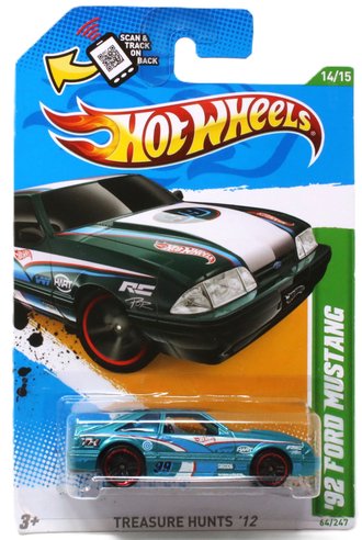 Treasure Hunt 1:64 '92 Ford Mustang