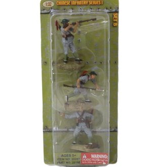 1:32 Chinese Infantry Series 1 Set B (Set of 3) 1:32 Chinese Infantry Series 1 Set B (Set of 3)