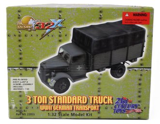 1:32 WWII German Transport 3-Ton Standard Truck (Model Kit) 1:32 WWII German Transport 3-Ton Standard Truck (Model Kit)