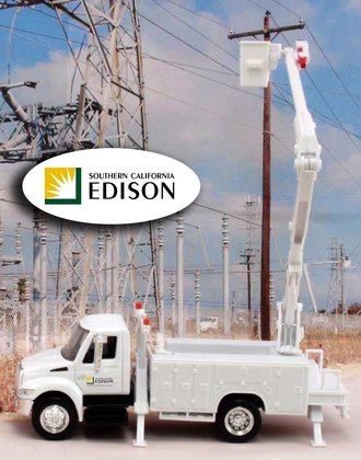 1:43 International Bucket Truck "Edison - Southern California"