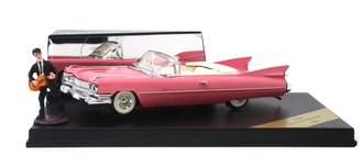 1:43 1959 Cadillac Type 62 (Open) (Pink) w/Rock & Roll Star Figure