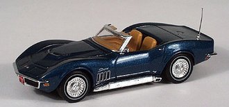 1:43 1969 Corvette Convertible (Blue)