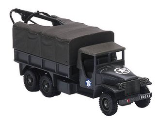 US. GMC 6x6 CCKW 353 Lot 7 w/Canvas Roof Truck Hoist Crane *** Box Shelf Wear ***
