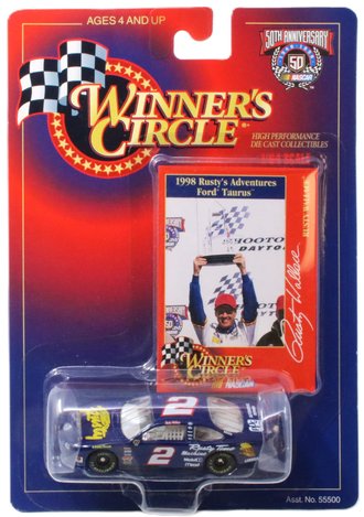 1:64 Rusty Wallace #2 Ford Taurus "Adventures of Rusty" 1:64 Rusty Wallace #2 Ford Taurus "Adventures of Rusty"