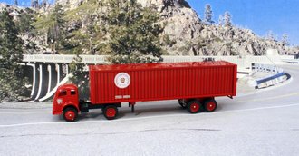 White 3000 COE w/Van Trailer "Pennsylvania RR"