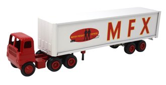 White 5000 COE Day Cab Double-Axle w/Van Trailer (White) "MFX- Motor Freight Express" White 5000 COE Day Cab Double-Axle w/Van Trailer (White) "MFX- Motor Freight Express"