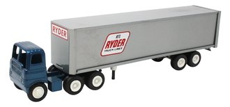 White 5000 COE Day Cab Double-Axle w/Van Trailer "Ryder Truck Lines" White 5000 COE Day Cab Double-Axle w/Van Trailer "Ryder Truck Lines"
