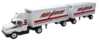 International 8300 Day Cab Single-Axle w/Pup Trailers (2) "Red Arrow Freight Lines" International 8300 Day Cab Single-Axle w/Pup Trailers (2) "Red Arrow Freight Lines"