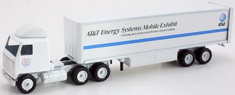 Mack COE Sleeper w/Van Trailer "AT&T - AT&T Energy Systems Mobile Exhibit" Mack COE Sleeper w/Van Trailer "AT&T - AT&T Energy Systems Mobile Exhibit"