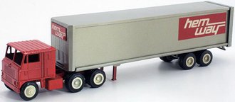 White 7000 COE Tractor w/Van Trailer "Hemway"