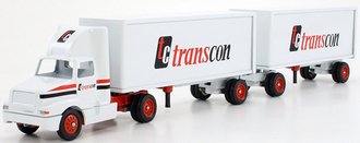 International 8300 Tractor w/Pup Trailers (2) "TC - TransCon" International 8300 Tractor w/Pup Trailers (2) "TC - TransCon"