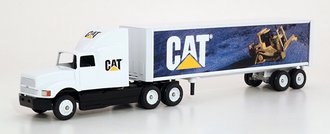 Ford AeroMax Tractor w/Van Trailer "Caterpillar" (White) Ford AeroMax Tractor w/Van Trailer "Caterpillar" (White)