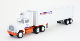 Ford 9000 Day Cab w/Van Trailer "Con-Way Truckload Services"