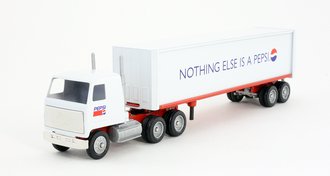 Mack Ultra-Liner COE Sleeper w/Van Trailer "Pepsi - Nothing Else is a Pepsi"