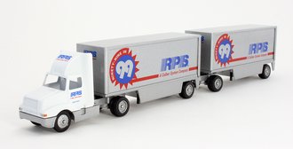 International 8300 Day Cab w/Double Pup Skirted Trailers (2) "RPS - Ninety Nine in 99" International 8300 Day Cab w/Double Pup Skirted Trailers (2) "RPS - Ninety Nine in 99"