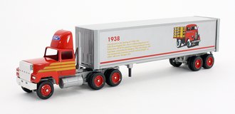 Ford 9000 Day Cab w/Van Trailer "The Story of Ford Trucks 1937-1938"