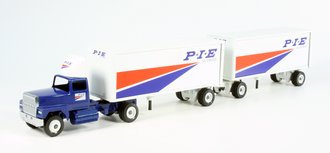 Ford 9000 Day Cab w/Double Pup Trailers (2) "P*I*E Nationwide"