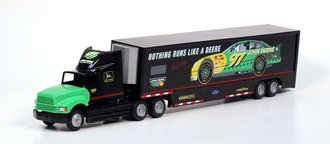 Ford AeroMax Sleeper w/Racing Trailer "Roush Racing - John Deere"