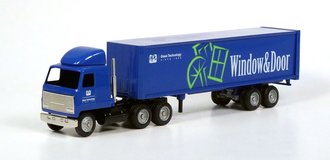 Mack Ultra-Liner COE Sleeper w/Van Trailer "PPG - Window & Door"