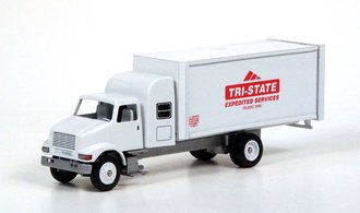 International 4100 Sleeper Box Delivery Truck "Tri-State Expedited Services"