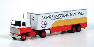 Mack Ultra-Liner COE Sleeper w/40' Moving Van Trailer "North American Van Lines"