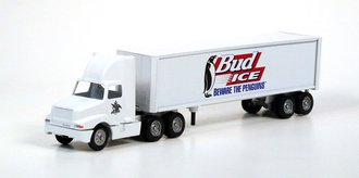 International 8300 Day Cab w/Van Trailer "Bud Ice - Beware the Penquins" International 8300 Day Cab w/Van Trailer "Bud Ice - Beware the Penquins"