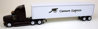 Freightliner FLD 120 High-Roof Sleeper w/Van Trailer "Cannon Express"