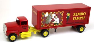 Ford 9000 Day Cab w/Pup Trailer "Zempo Shriner's Temple" Ford 9000 Day Cab w/Pup Trailer "Zempo Shriner's Temple"